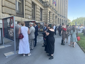 Navštivte výstavu o spojení armády s všesokolskými slety před Generální štábem 