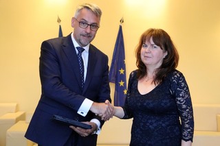 Ministr obrany s Renatou Kořínkovou