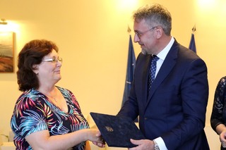 Ministr Metnar s Dagmar Šormovou