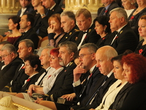 Čestní hosté koncertu.