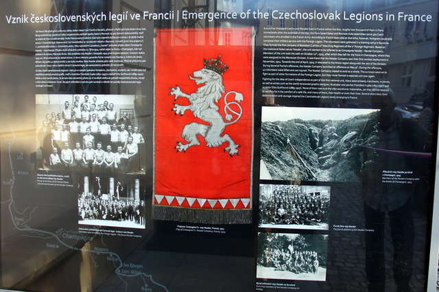 Ze zahájení výstavy Češi pod prapory 1. světové války

