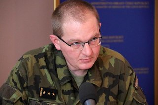 Plukovník Petr Šnajdárek, vedoucí oddělení systému velení a řízení AČR