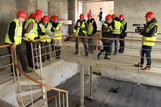 V místnosti určené budoucí expozici 2. světové války