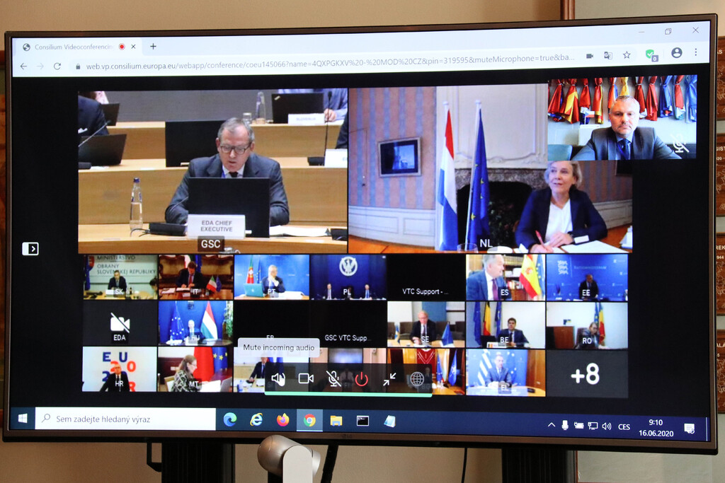 V úterý 16. června proběhlo zasedání Řídícího výboru Evropské obranné agentury (EDA) a neformální videokonference ministrů obrany členských zemí EU.