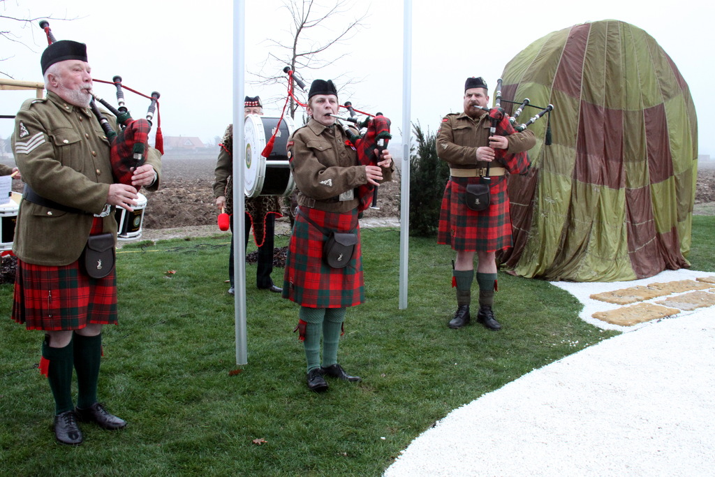 Dudáci skotského dudáckého bandu The Rebel Pipers