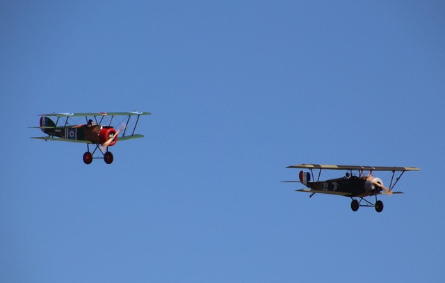 Vystoupení historických letounů