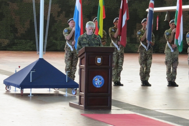 Na zahájení cvičení Trident Juncture 2015 vystoupil také předseda Vojenského výboru NATO armádní generál Petr Pavel