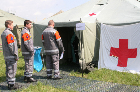 Prověrka připravenosti armády k výstavbě humanitární základny