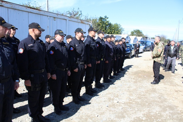 Setkání s českými policisty na přechodu Bogorodica