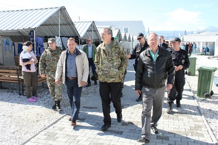 Uprchlický tábor u makedonsko-řecké hranice
