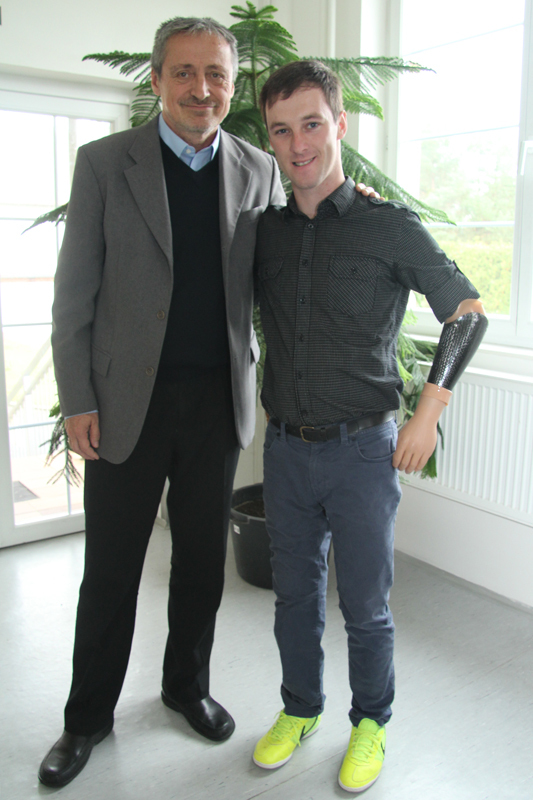 I přes utržená zranění má desátník Fojtík chuť do života