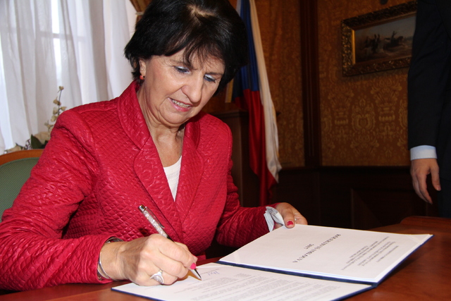 Předsedkyně ČMOSA Jitka Šebková