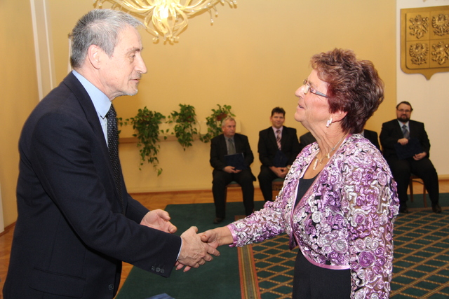 Ocenění obdrželi Děkovný list ministra