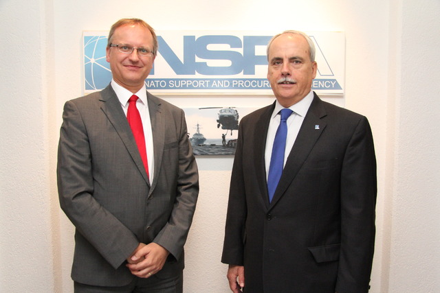 Náměstek Daniel Koštoval a generální manažer NSPA Mike Lyden