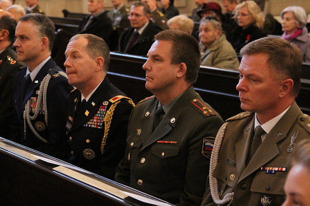 Bohoslužba ke Dni válečných veteránů