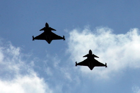 Nechyběl ani přelet gripenů