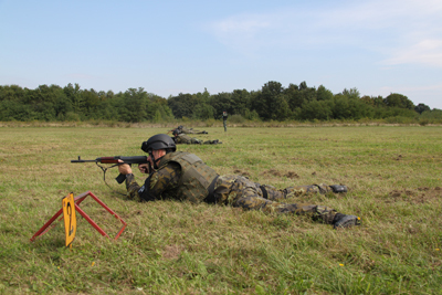 Střelba ze samopalu Sa vz. 58