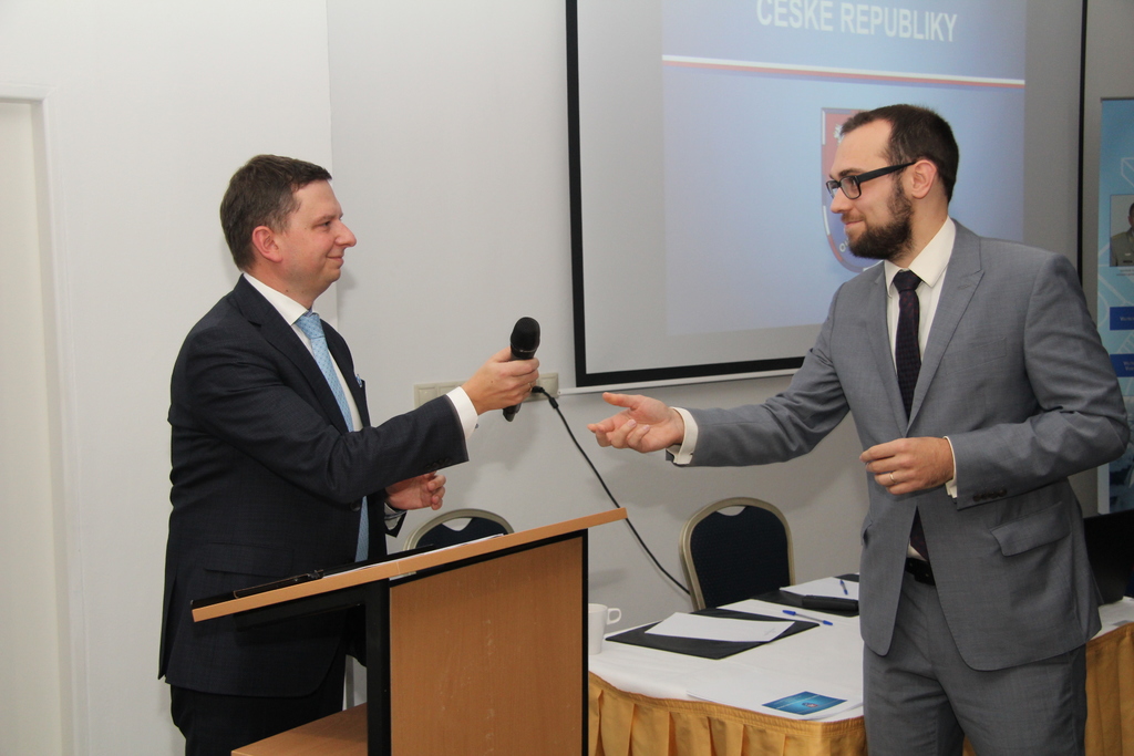 Seminář moderoval Tomáš Kopečný, ředitel odboru průmyslové spolupráce Ministerstva obrany