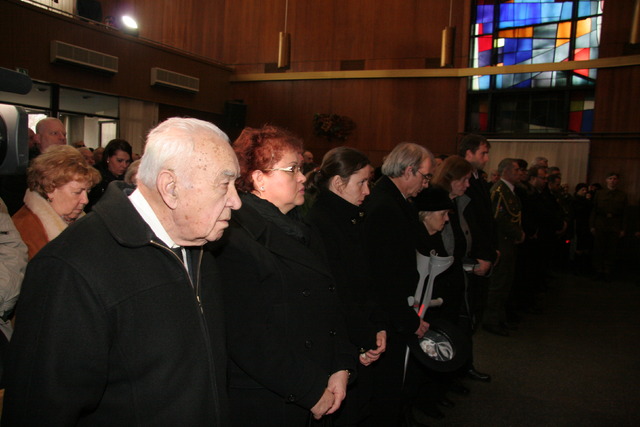 Společně s pozůstalými vzpomínal na generála Končického i jeho spolubojovník brig. gen. Miroslav Masopust