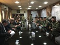 Jednání s polními veliteli fronty s ISIL v oblasti Sulajmáníje