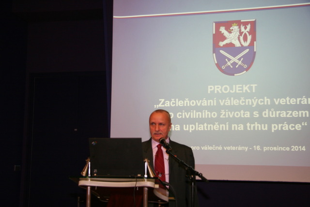 Koordinátor projektu Jiří Mašek z odboru pro válečné veterány