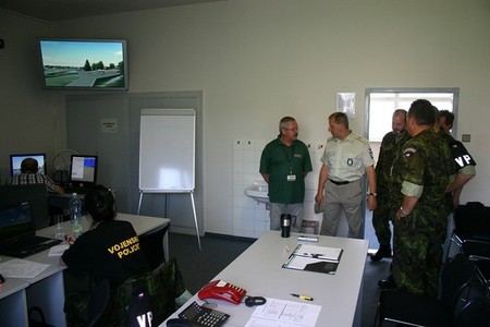Návštěva náčelníka Vojenské policie na cvičení (1)