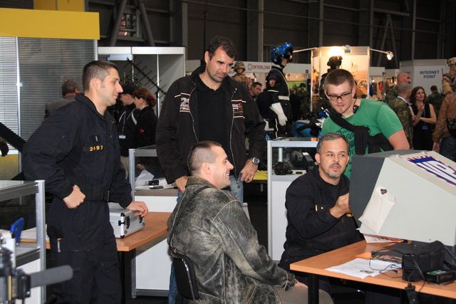 Řadu návštěvníků zaujaly rovněž prezentace vojenské policie
