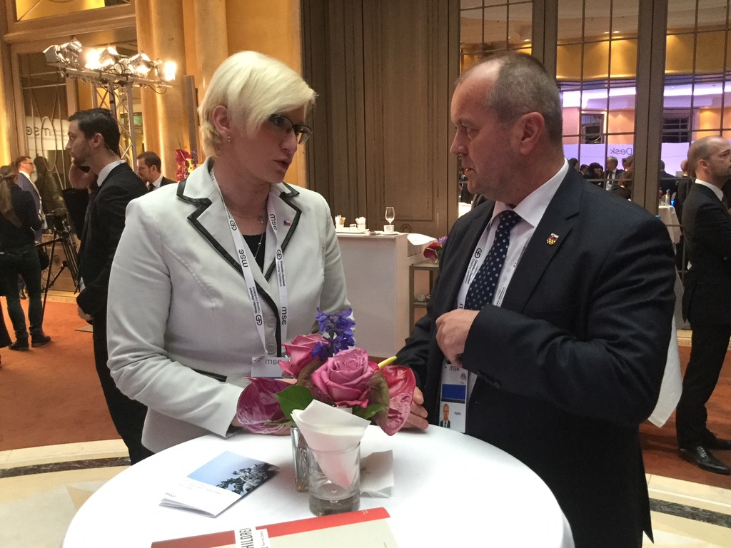 Setkání se slovenským MO Peterem Gajdošem