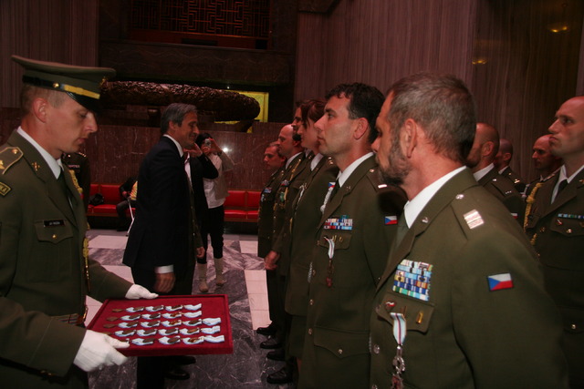 Předávání medaili