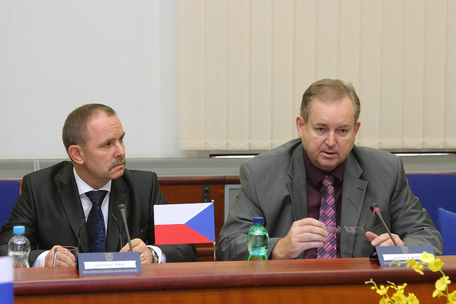 Jaroslav Zobač (vlevo) a Libor Karásek