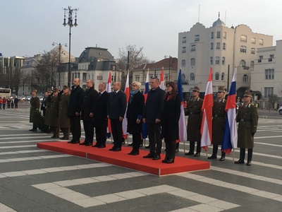 Pieta u hrobu neznámého vojína na Heroes Square