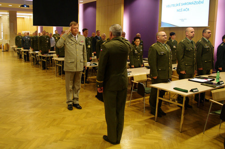 První kroky generála Bečváře v nové pozici vedly na setkání s příslušníky Generálního štábu AČR