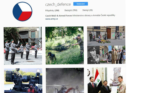 Nejlépe vedený Instagram má z českých ministerstev resort obrany