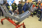 Instruktáž u sedadel z L-39