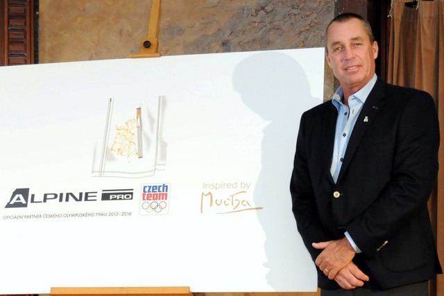 Ivan Lendl s motivem na oblečení Alpine Pro