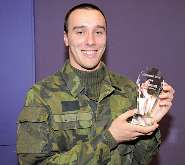 Jan Kuf - nejlepší pětibojař roku 2016