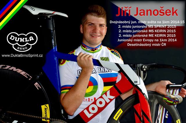 Jiří Janošek je ve sprintu na 1 km dvojnásobným juniorským mistrem světa v letech 2014 a 2015, juniorským ministrem Evropy v roce 2014 a desetinásobným mistrem ČR.