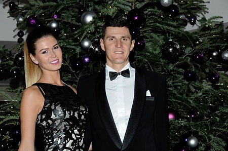 Jaroslav Kulhavý (4. místo) s přítelkyní