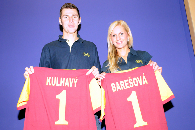 Jaroslav Kulhavý a Denisa Barešová