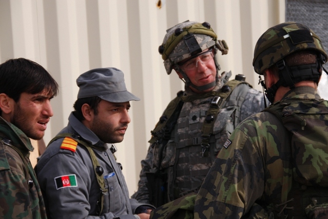 Jednání s afghánskou policií