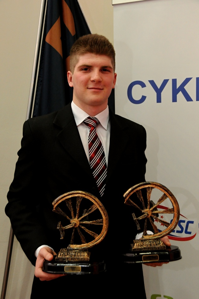 Jiří Janošek získal dvě ceny - nejlepší junior a dráhař