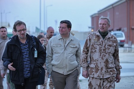 Ministr obrany a náčelník Generálního štábu u českých vojáků v Afghánistánu