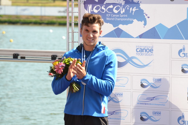 Kanoista Martin Fuksa získal na MS stříbro a bronz