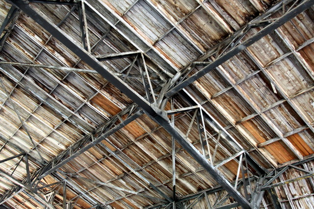 Střecha hangáru č. 5 Staré Aerovky