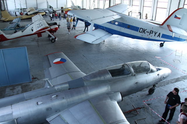 Celkový pohled na hangár č. 4