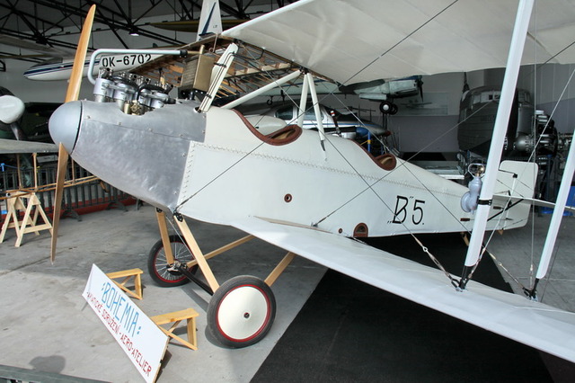 Zrekonstruovaný letoun Bohemia B-5