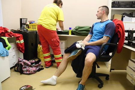 Ke sportu patří i drobné úrazy