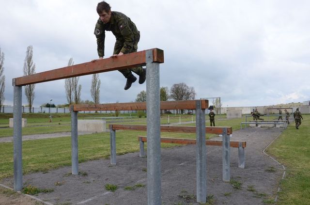 Kladinové schodiště ve výšce 2,30 metru