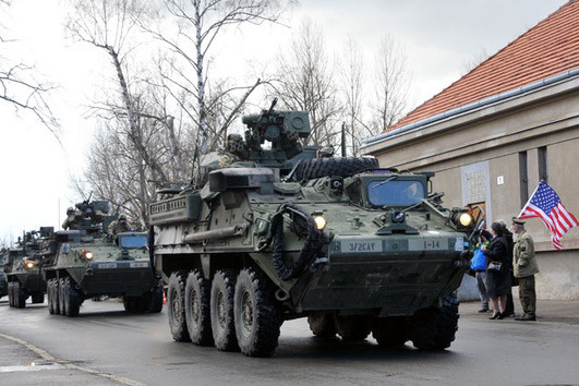 Přesuny amerických vojáků v rámci cvičení Saber Guardian 2019