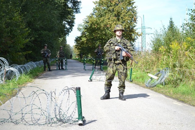 Z loňského cvičení Safeguard - kontrolně propouštěcí místo
